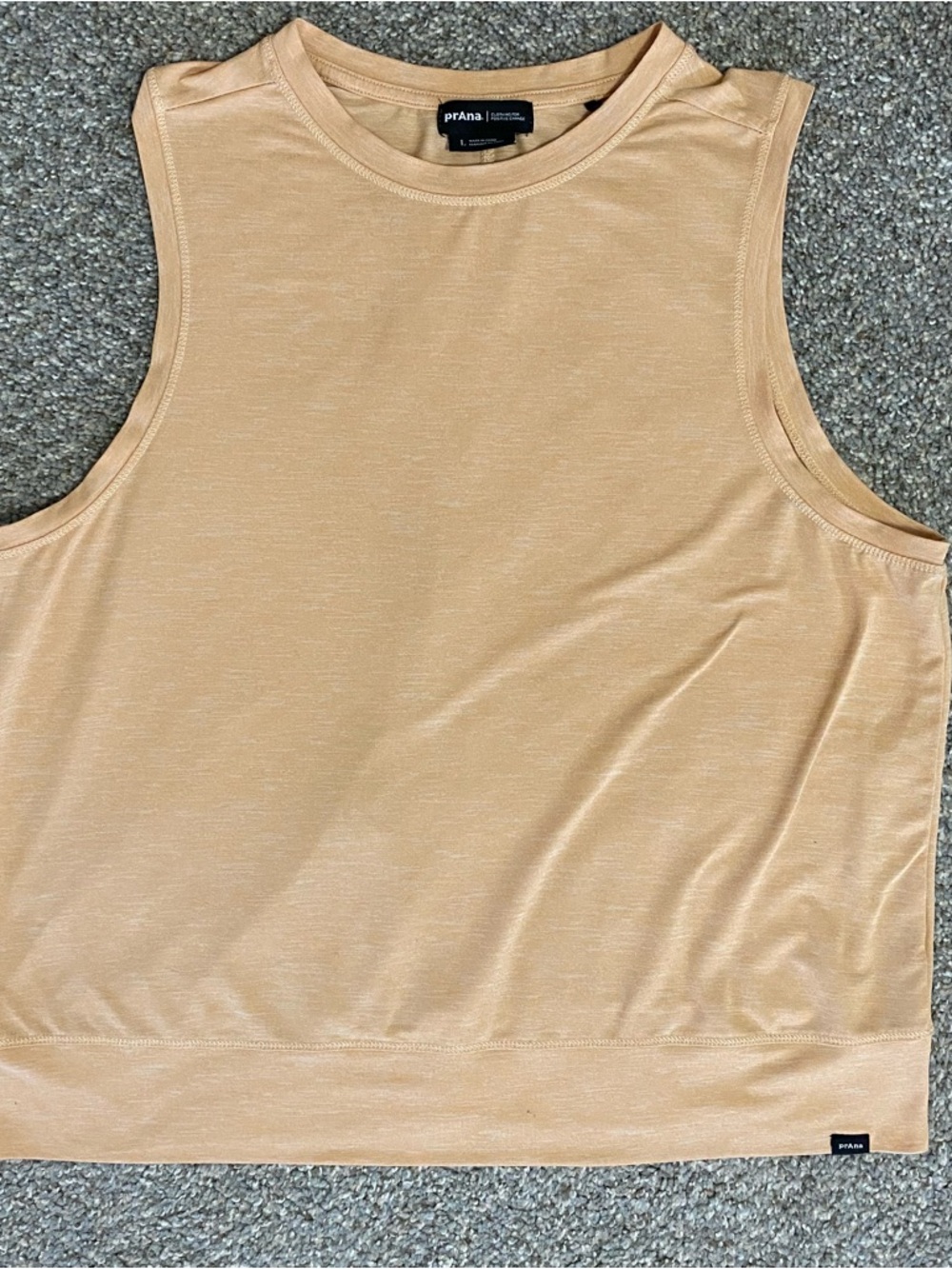 PrAna Everyday Peach Tank Top Women’s Large Very Soft EUC